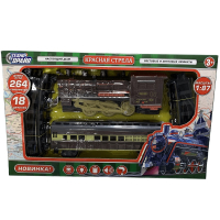 Железная дорога красная стрела,свет-звук,дым,длина 264,кор.40*24,5*6,3см ТЕХНОДРАЙВ в кор.36шт 1908B076-R