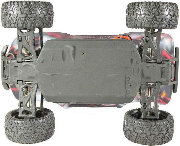 Радиоуправляемая модель Remo Hobby монстр SMAX Brushless V2.0 4WD (1к16) красный (RH1635V2-RED)