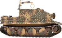 Р/У танк Torro Sturmtiger Panzer 1/16  2.4G, зеленый, ИК-пушка, деревянная коробка, TR1111700301
