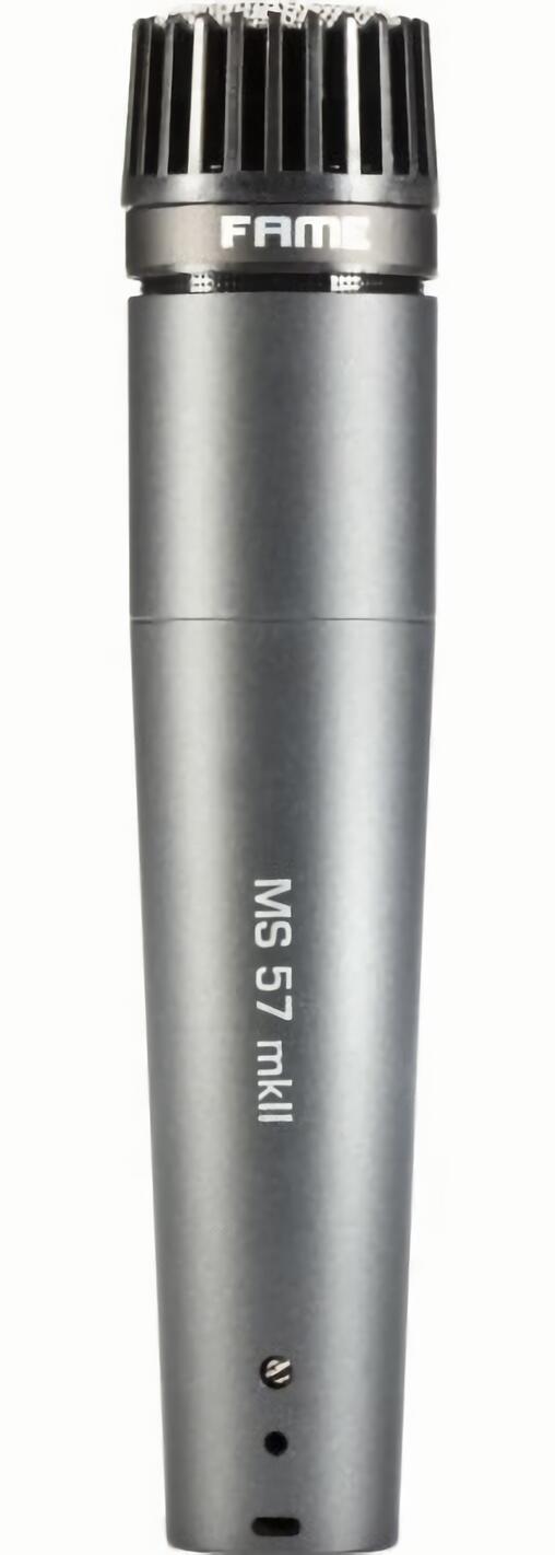

(EU) Инструментальный микрофон Fame MS 57 MKII, динамический, кардиоида