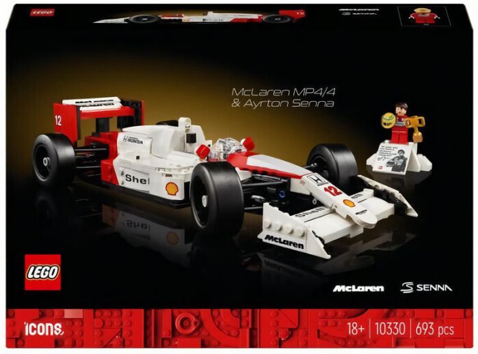 (EU) Конструктор-автомобиль LEGO Icons McLaren MP4/4 & Ayrton (10330)