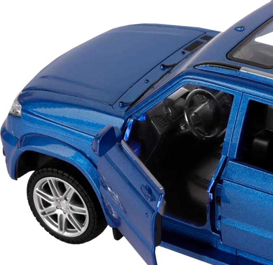 Машина АВТОПАНОРАМА УАЗ PATRIOT (темно-синий) (JB1251416)