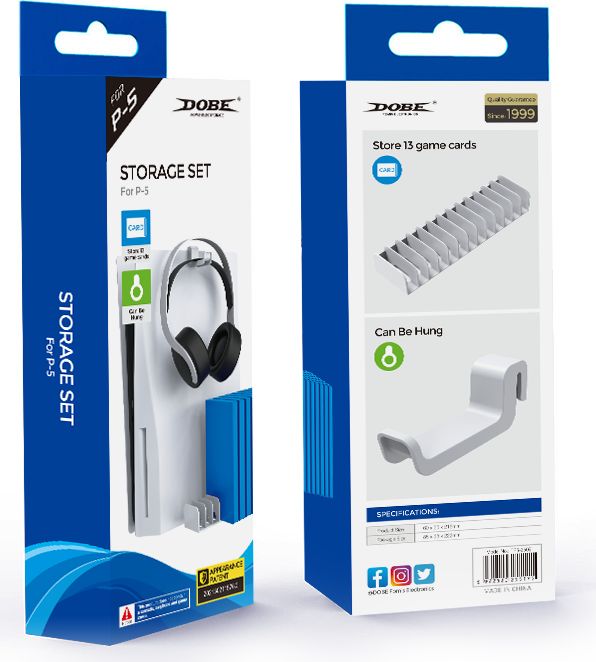 Набор для хранения аксессуаров DOBE для PS5 (TP5-2509)