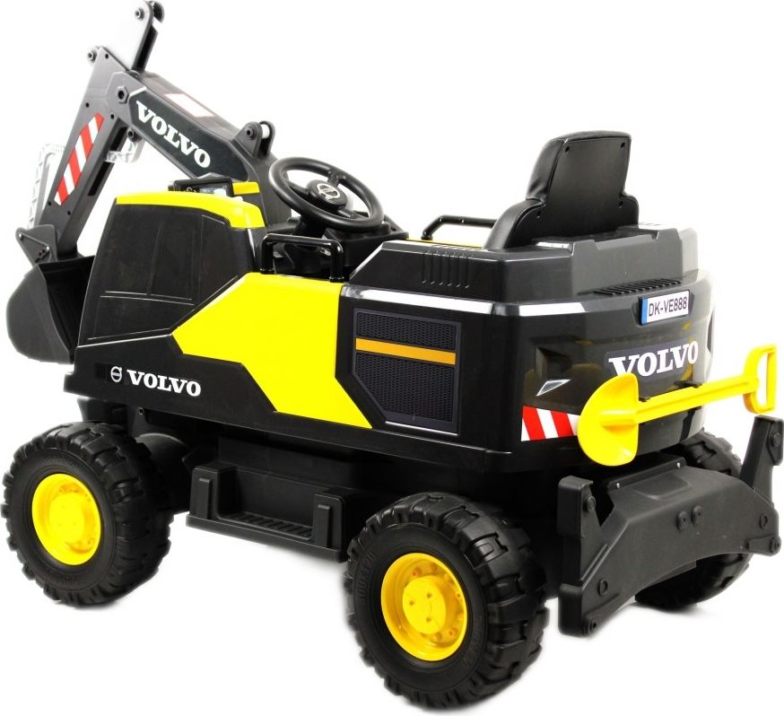 Детский электромобиль RiverToys трактор Volvo (Y444YY) желтый