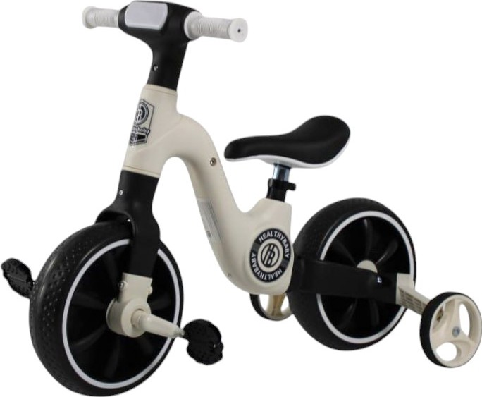 Детский беговел-велосипед RiverToys (HB-318) (черный)