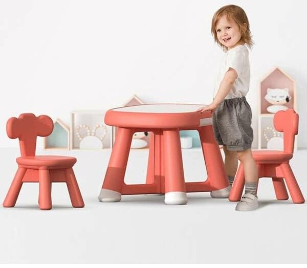 (EU) Детский набор стол и стулья QPLAY Kohala Baby, Оранжевое