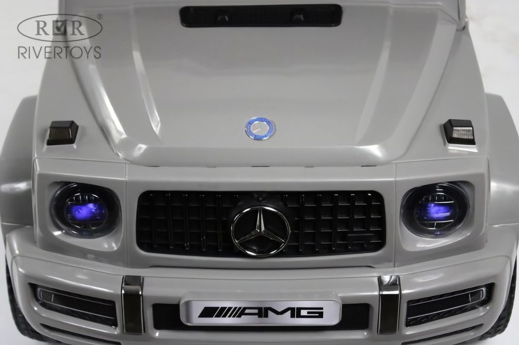 Детский электромобиль Mercedes-AMG G63 4WD (G333GG) серый
