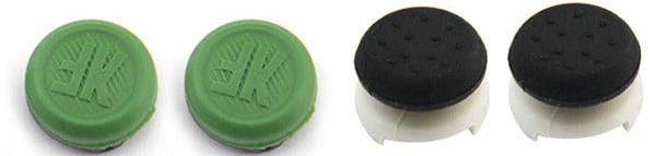 2 низкие + 2 высокие накладки на стики KontrolFreek GamerPack Classic для геймпада DualShock PS4 (чёрный/зелёный)