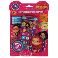 Обучающий телефончик СКАЗОЧНЫЙ ПАТРУЛЬ 120 песен,стихов,звуков.блист.бат. Умка в кор.120шт HT830-R32