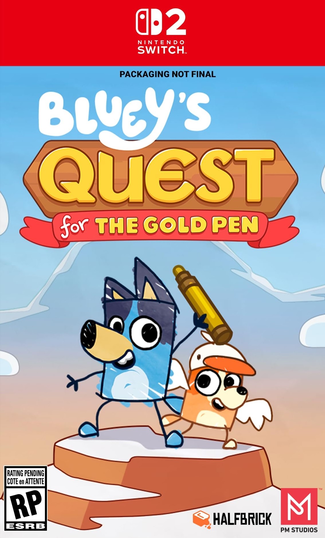 Игра Bluey's Quest for the Gold Pen  (Nintendo Switch 2, русская версия)