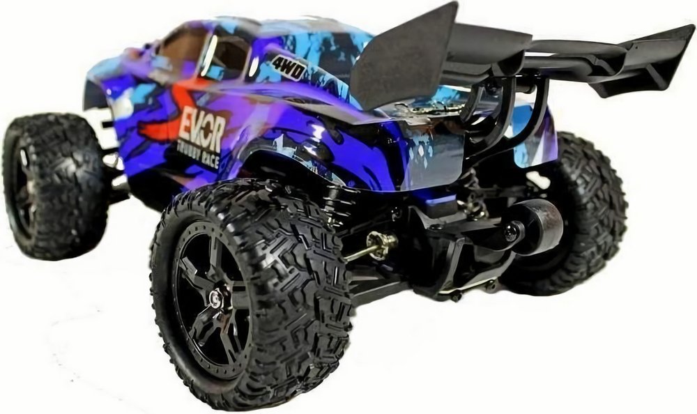 Радиоуправляемая трагги Remo Hobby S EVO-R Brushless (синяя) 4WD 2.4G 1/16 RTR (E594-003)