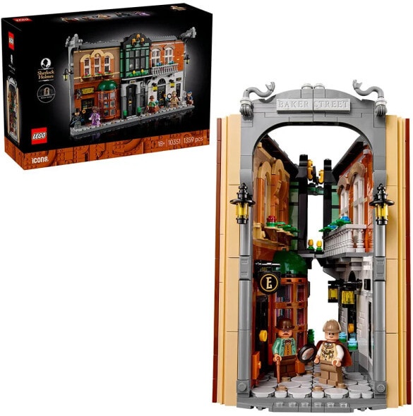 (EU) Конструктор LEGO Icons Книжный уголок: Шерлок Холмс (10351)