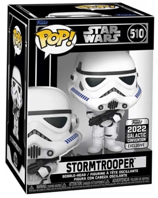 (EU) Фигурка Funko POP! Star Wars: Stormtrooper (2022 Galactic Convention Exclusive) (510)