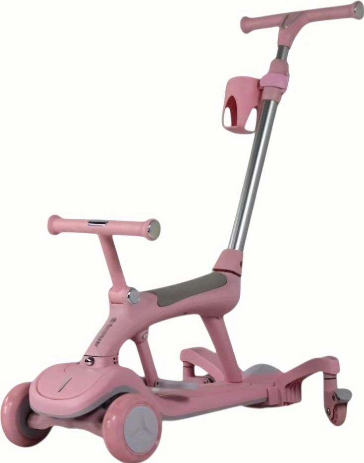 Детский cамокат-беговел RiverToys (HB-111) (розовый)