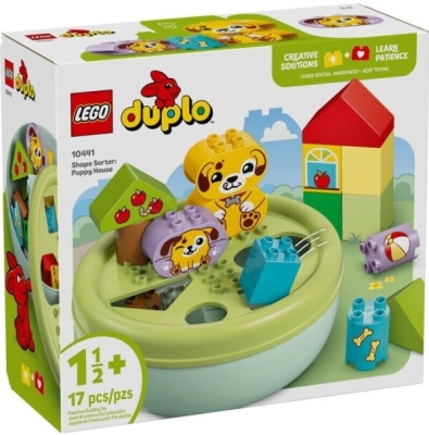 (EU) Конструктор LEGO Duplo Сортировщик фигур: Домик для щенков (10441)