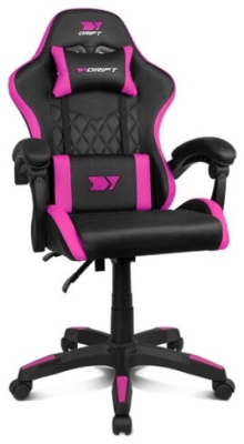 (EU) Игровое кресло DRIFT DR35BF, 269490524, Розовое/Чёрное