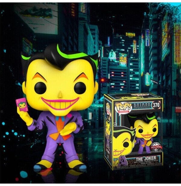 (CN) Фигурка Funko Pop! Heroes: Batman The Animated Series - Joker (370) (Blacklight)