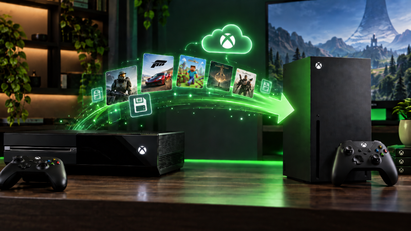 Как перенести игры и сохранения на новую Xbox Series X|S