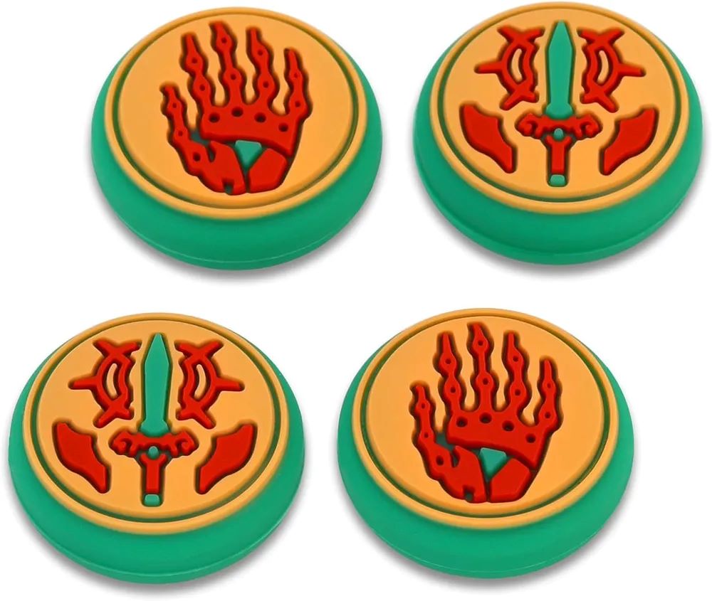 4 накладки на стики для Nintendo Switch Thumb Grip Caps Zelda TOTK (GNO-855)