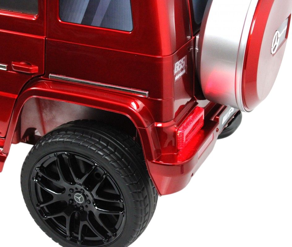 Детский электромобиль RiverToys Mercedes-Benz G65 (E111EE) красный глянец