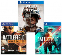 ИгроПак для PS4: Call of Duty: Black Ops Cold War + Battlefield: Hardline + Battlefield 2042