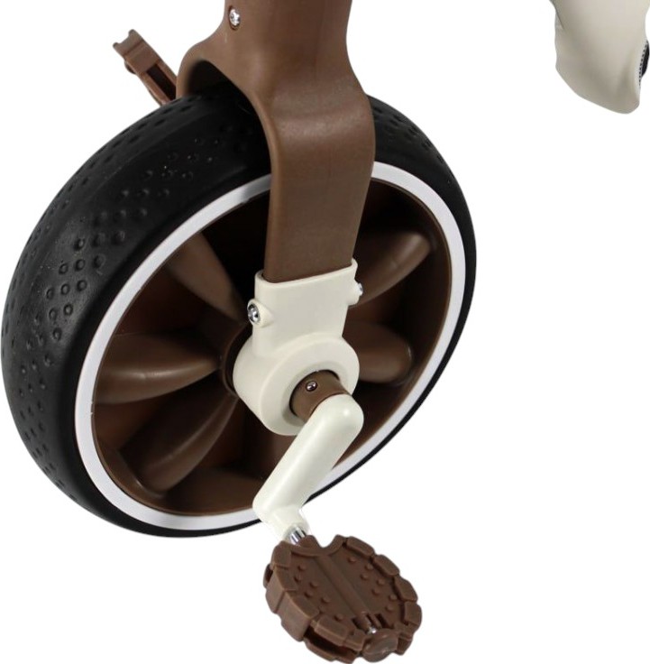 Детский беговел-велосипед RiverToys (HB-318) (коричневый)