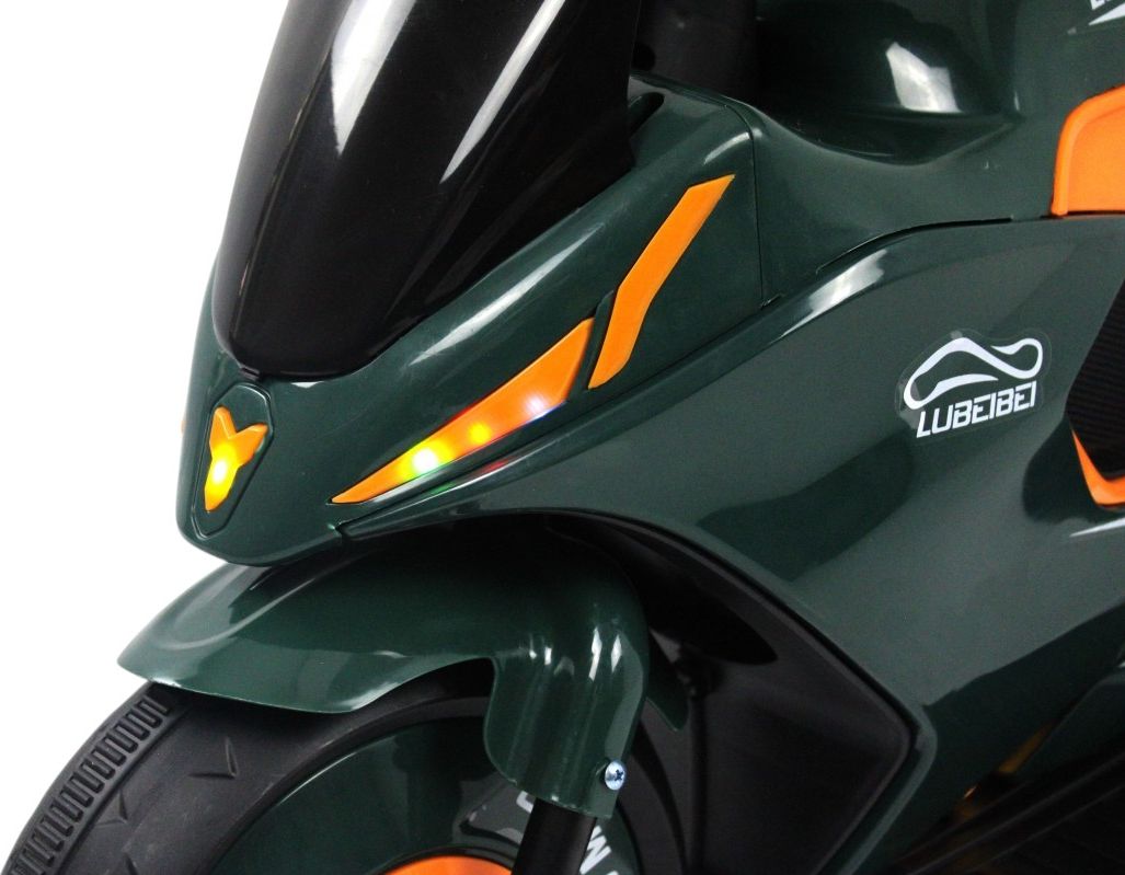 Детский электромотоцикл RiverToys (G004GG-GREEN) зеленый