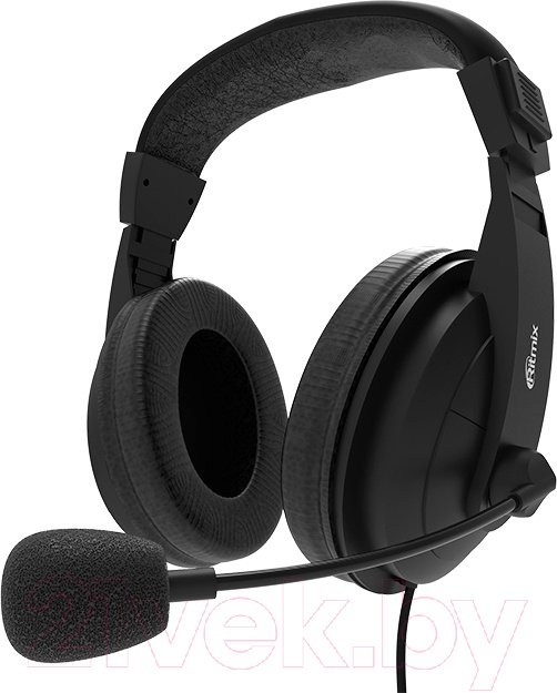 Наушники с микрофоном RITMIX RH-540M, Чёрные