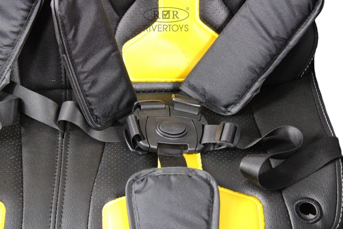 Детский электромобиль RiverToys (G007GG-GREY) серый