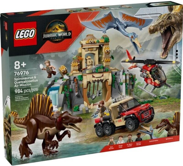(EU) Конструктор LEGO Jurassic World Воздушная миссия спинозавра Кецалькоатля (76976)