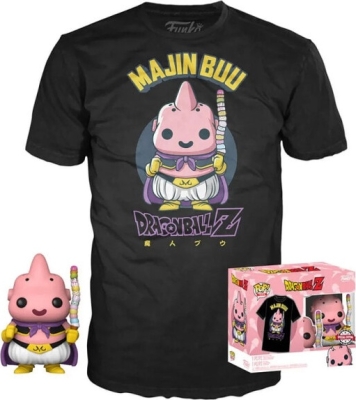 (EU) Футболка с фигуркой Funko POP! Animation: Majin Buu with Ice Cream (973)