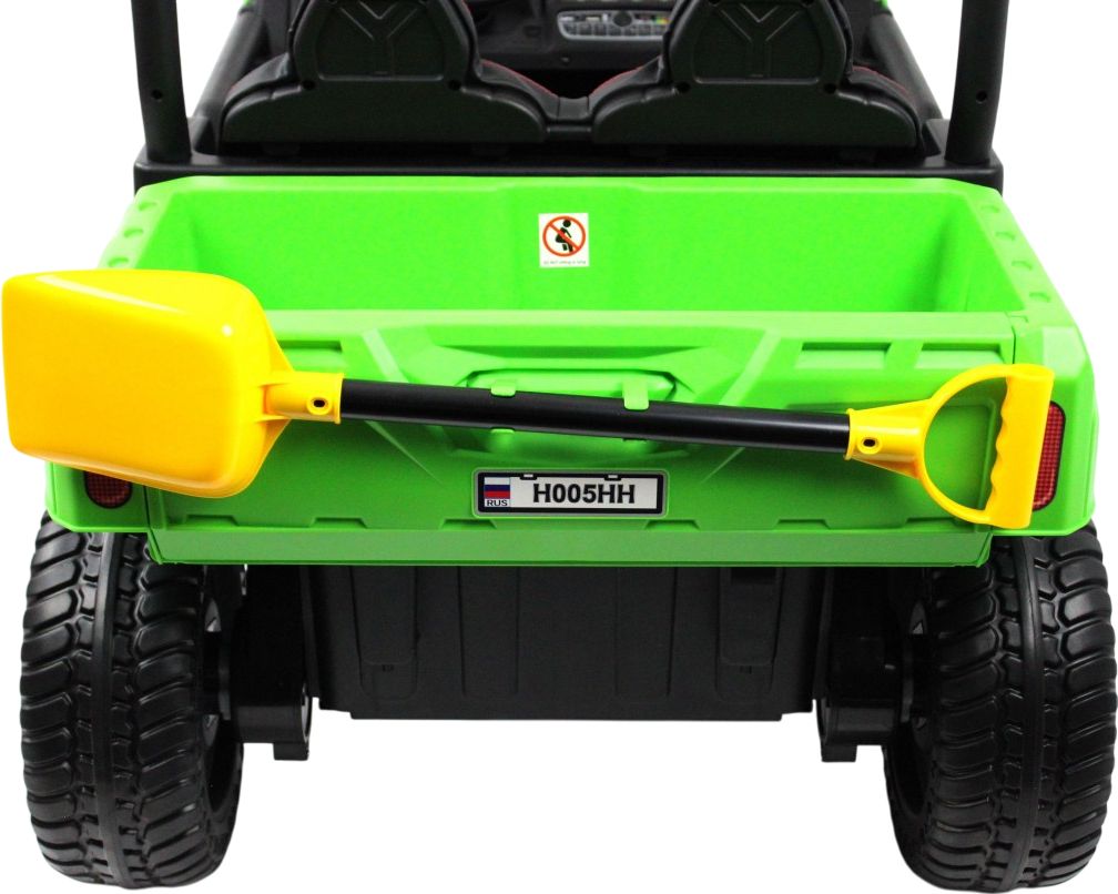 Детский электромобиль RiverToys H005HH зеленый