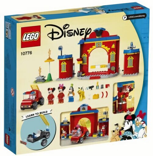 (EU) Конструктор LEGO Disney Пожарная часть и машина Микки и его друзей (10776)