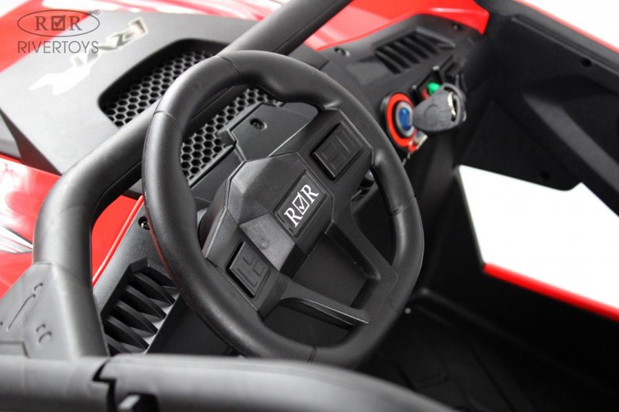 Детский электромобиль RiverToys C777CC красный