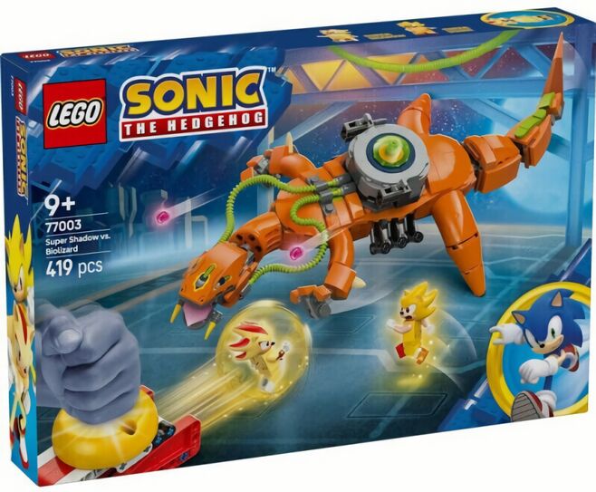 (EU) Конструктор LEGO Sonic Супер Шэдоу против Биолизарда (77003)