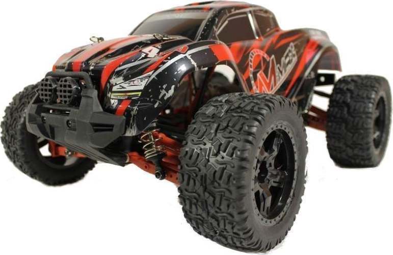 Радиоуправляемая модель монстр Remo Hobby MMAX Brushless UPGRADE (красный) 1к10 (RH1035UPG-RED)