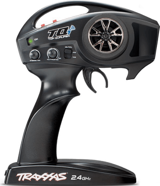 Радиоуправляемая модель трагги Traxxas E-Revo VXL TSM 4WD RTR 1к16 (TRA71076-3-BLX)