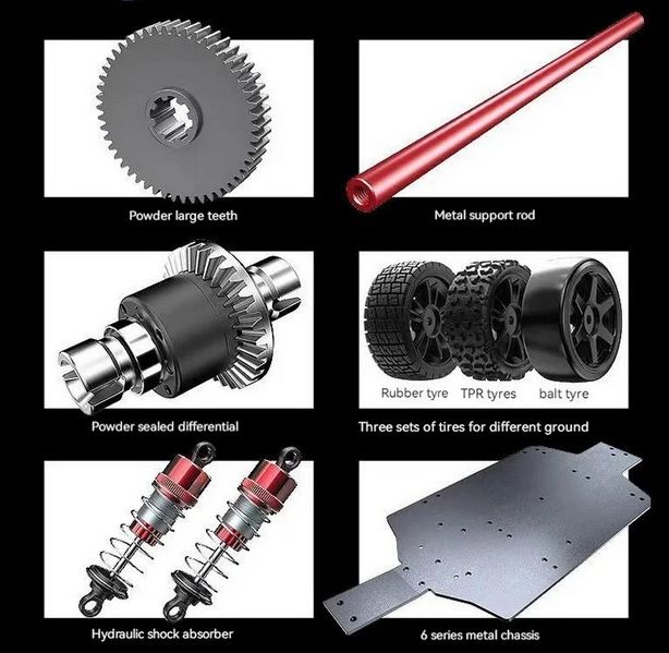 Радиоуправляемая машина для дрифта MJX Hyper Go 14301 Brushless 4WD 2.4G LED 1/14 RTR (EXA79206R)