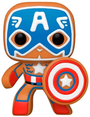 (EU) Фигурка Funko POP! Marvel Holiday: Gingerbread Captain America (933)