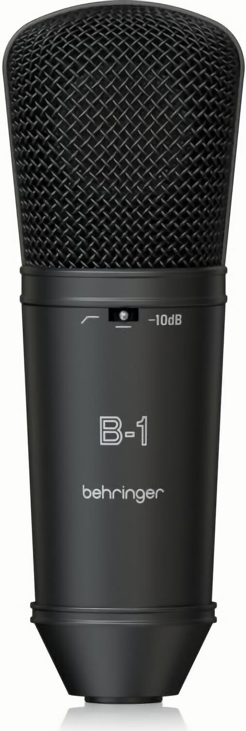 (EU) Студийный конденсаторный микрофон Behringer B-1 Dark Edition, кардиоида, большая диафрагма