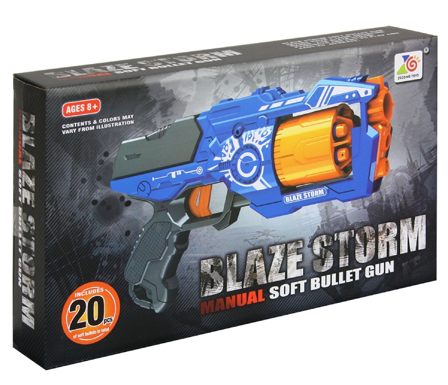 Пистолет Blaze Storm с мягкими пулями, Zecong Toys ZC7092