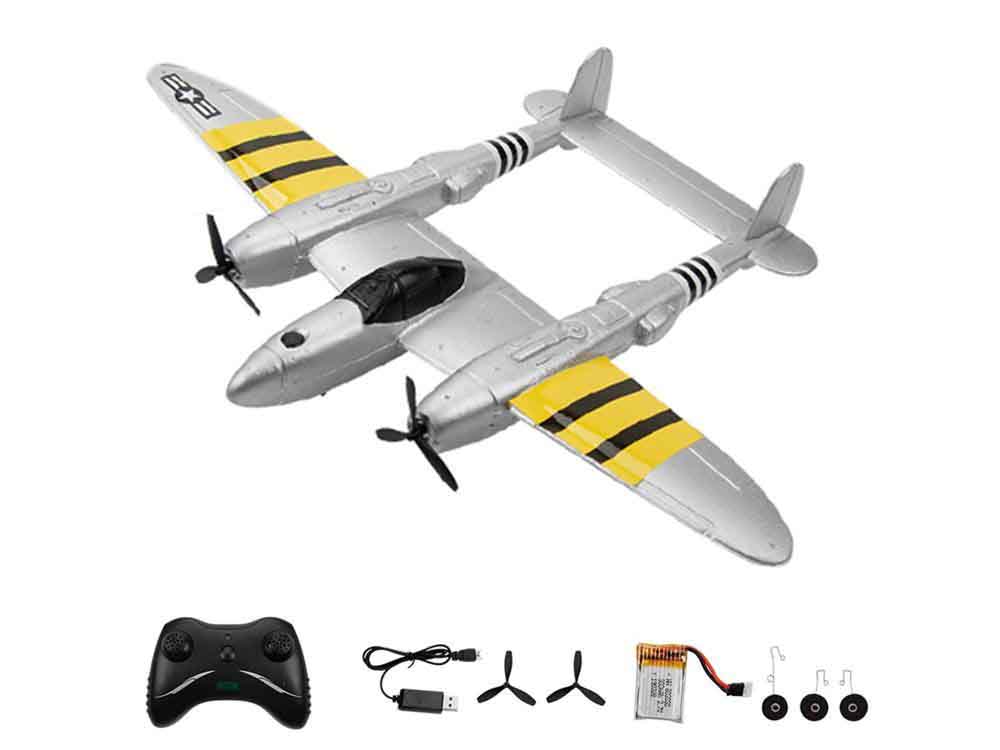 Радиоуправляемая модель самолет Fei Xiong для начинающих P38 Fighter(FX816)