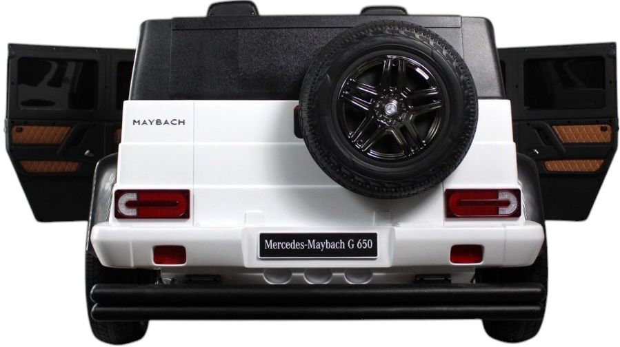 Детский электромобиль RiverToys Mercedes-Maybach G650 Landaulet (M999MM-WHITE) белый