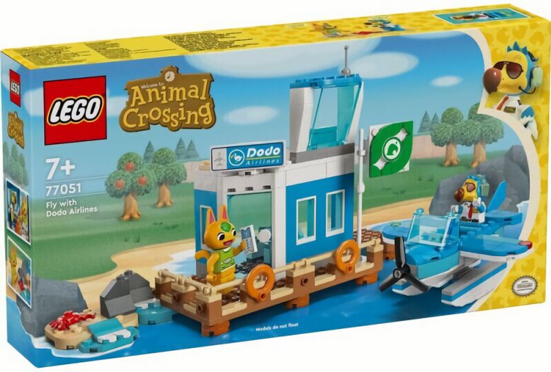 (EU) Конструктор LEGO Animal Crossing Летайте с авиакомпанией Додо (77051)