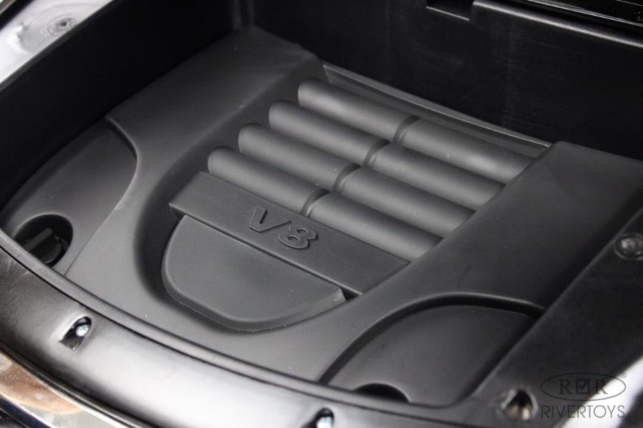 Детский электромобиль RiverToys Lexus LX570 (Y555YY) черный глянец