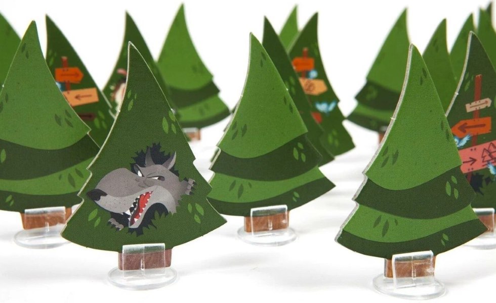 Настольная игра ZVEZDA Красная Шапочка против Серого Волка, детская, ZV-8765