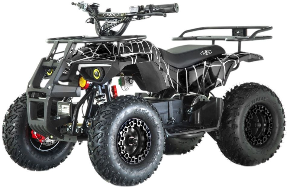 Детский электроквадроцикл RiverToys (TIKI-LUX-BLACK-SPIDER) черный Spider