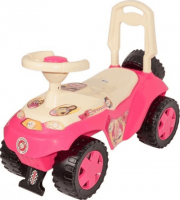 Каталка Orion Toys Ориоша с клаксоном (розовая)