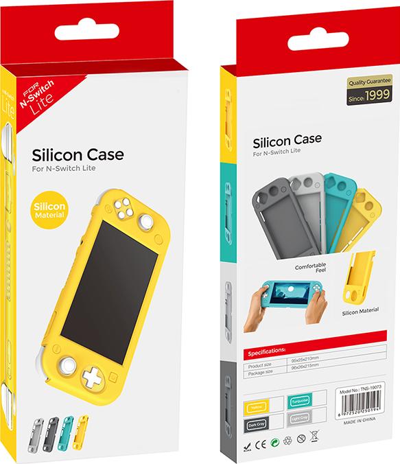 Силиконовый защитный чехол DOBE для Nintendo Switch Lite (бирюзовый) (TNS-19073)