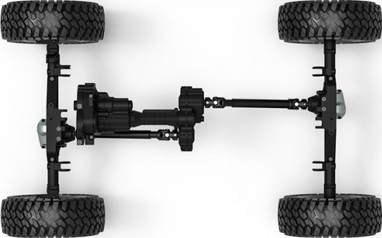 Радиоуправляемая модель багги Gmade GR01 GOM Rockbuggy 4WD 1к10 KIT (GM56000)